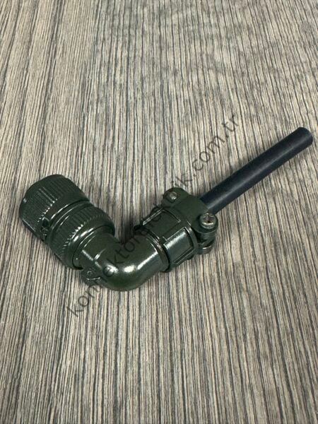 HZ CONNECTORS MS3108F 10SL-4S 2 Pin Metal Kasa 90° Açılı Kablo Tipi Dişi Askeri Konnektör