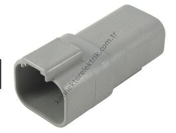 TE CONNECTIVITY DT04-4P 4 Pin Erkek Kontaklı Kablo Tipi Deutsch Konnektör