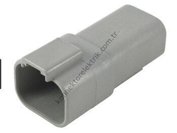 TE CONNECTIVITY DT04-4P 4 Pin Erkek Kontaklı Kablo Tipi Deutsch Konnektör