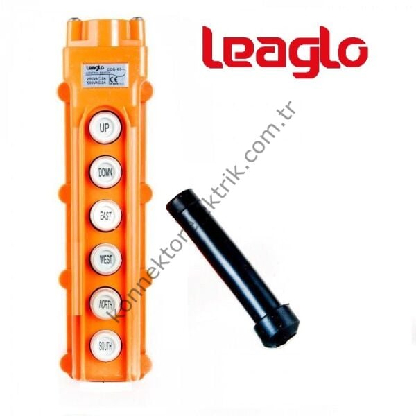 LEAGLO  COB-63  COB-6 Serisi Tek Hızlı Vinç Kumanda Butonu