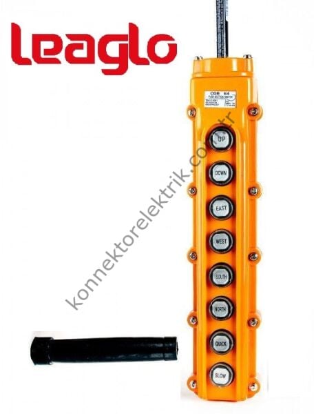 LEAGLO COB-64 COB-6 Serisi Tek Hızlı Vinç Kumanda Butonu