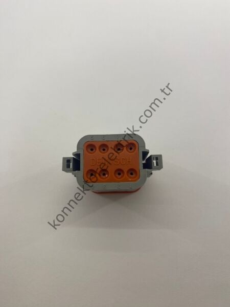 TE CONNECTIVITY DT06-8S 8 Pin Dişi Kontaklı Kablo Tipi Deutsch Konnektör