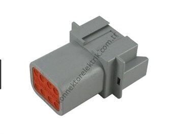 TE CONNECTIVITY DT04-8P 8 Pin Erkek Kontaklı Kablo Tipi Deutsch Konnektör