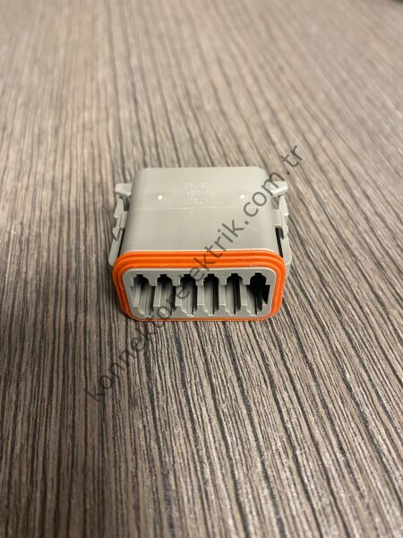 TE CONNECTIVITY DT06-12S 12 Pin Dişi Kontaklı Kablo Tipi Deutsch Konnektör