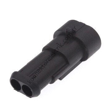 TE CONNECTIVITY Superseal 282104-1 2 Pin Erkek Kontaklı Kablo Tipi Konnektör