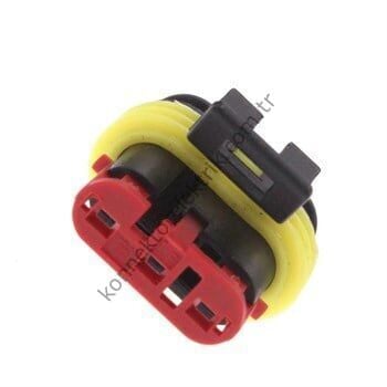 TE CONNECTIVITY Superseal 282087-1 3 Pin Dişi Kontaklı Kablo Tipi Konnektör