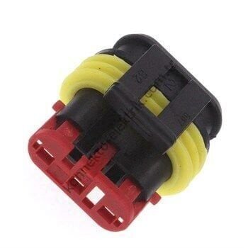 TE CONNECTIVITY Superseal 282087-1 3 Pin Dişi Kontaklı Kablo Tipi Konnektör