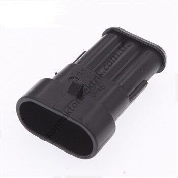TE CONNECTIVITY Superseal 282105-1 3 Pin Erkek Kontaklı Kablo Tipi Konnektör