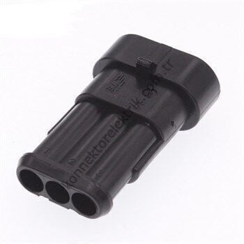 TE CONNECTIVITY Superseal 282105-1 3 Pin Erkek Kontaklı Kablo Tipi Konnektör