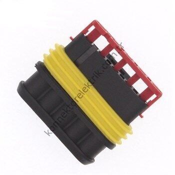 TE CONNECTIVITY Superseal 282089-1 5 Pin Dişi Kontaklı Kablo Tipi Konnektör