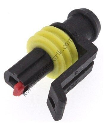 TE CONNECTIVITY Superseal 282079-2 1 Pin Dişi Kontaklı Kablo Tipi Konnektör