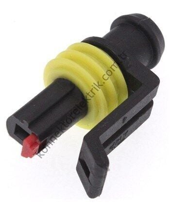 TE CONNECTIVITY Superseal 282079-2 1 Pin Dişi Kontaklı Kablo Tipi Konnektör