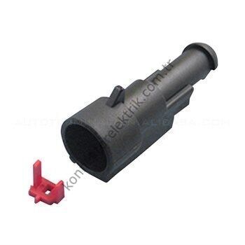 TE CONNECTIVITY Superseal 282103-1 1 Pin Erkek Kontaklı Kablo Tipi Konnektör