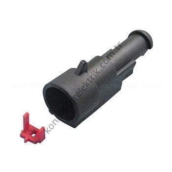 TE CONNECTIVITY Superseal 282103-1 1 Pin Erkek Kontaklı Kablo Tipi Konnektör