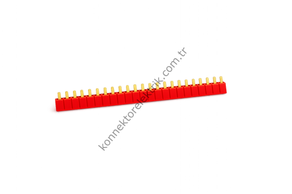 PLC-20B-R Kırmızı Renk 20li Soket Barası