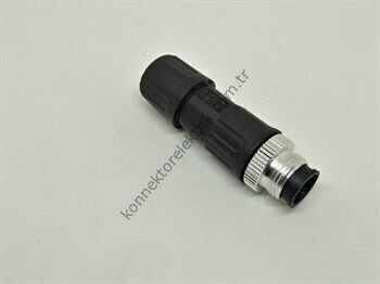 M12AM07ML M12 Ip68 Karşıt Tip Konnektör