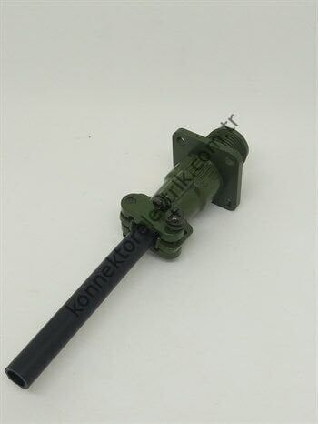 HZ CONNECTORS MS3100E 10SL-4S 2 Pin Karşıt Kablo Tipi Dişi Askeri Konnektör