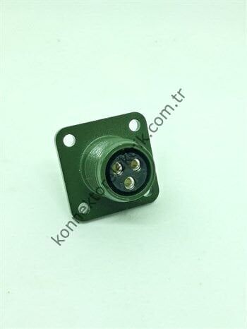 HZ CONNECTORS MS3102E 10SL-3S 3 Pin Panel Tipi Dişi Askeri Konnektör