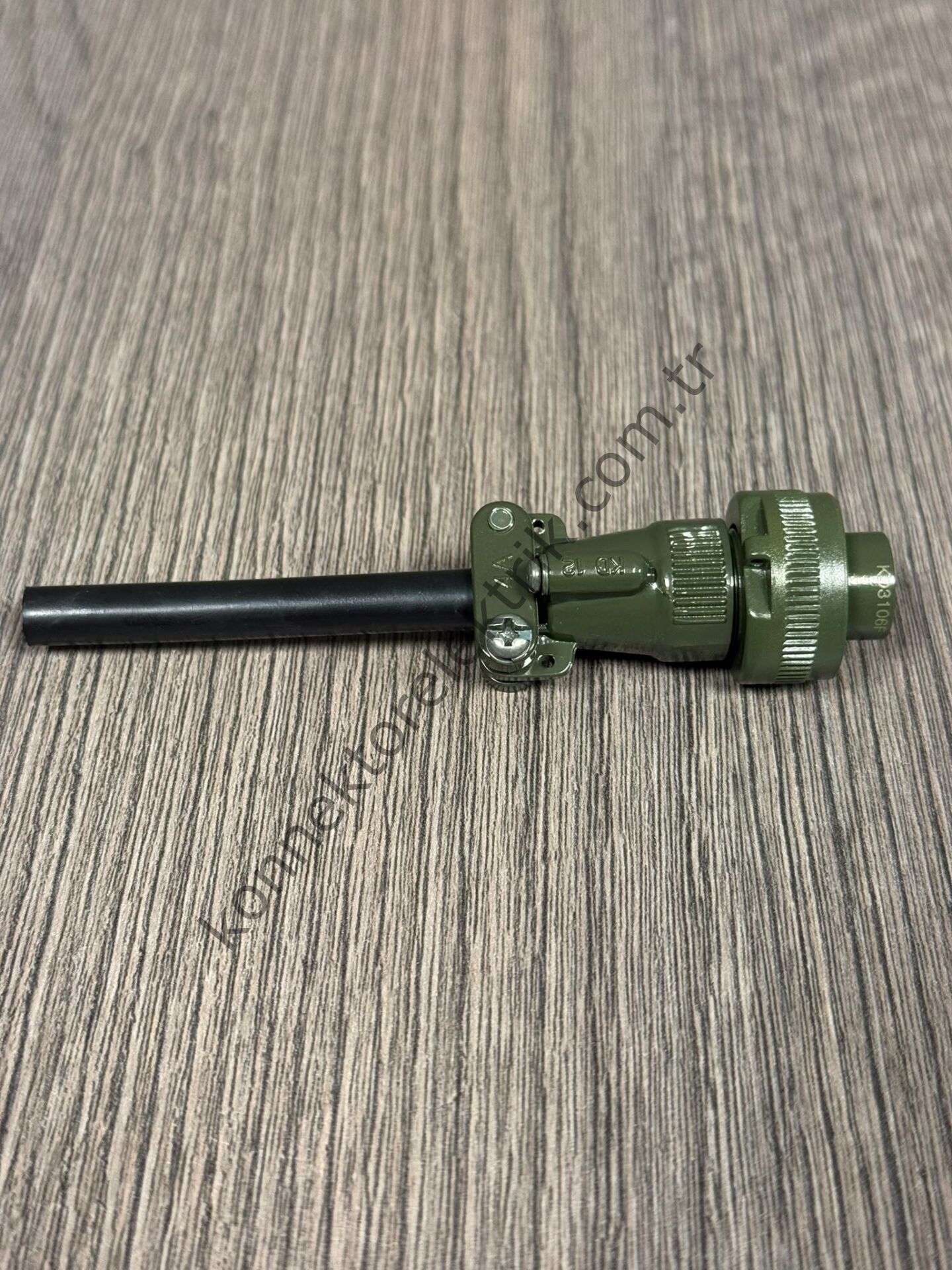 KUKDONG MS3106F 12S-3S 2 Pin Metal Kasa Kablo Tipi Dişi Askeri Konnektör