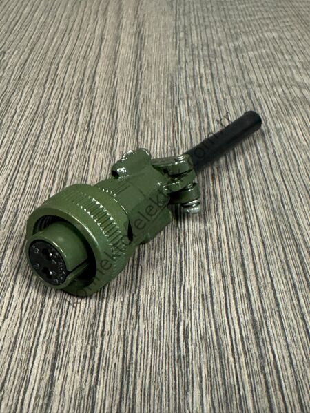 KUKDONG MS3106F 12S-3S 2 Pin Metal Kasa Kablo Tipi Dişi Askeri Konnektör