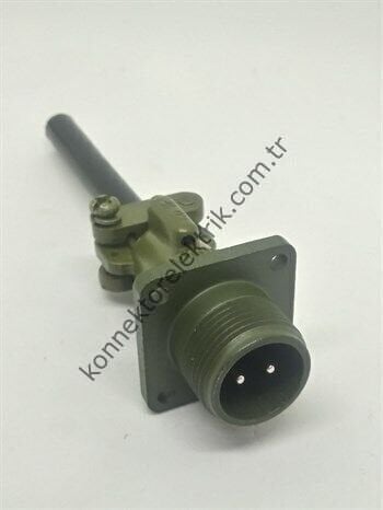 MS3100E 12S-3P Karşıt Tip Askeri Konnektör