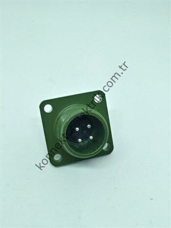 KUKDONG MS3102E 12SA-10P 4 Pin Metal Kasa Panel Tipi Erkek Askeri Konnektör