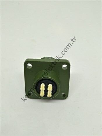 KUKDONG MS3102E 12SA-10P 4 Pin Metal Kasa Panel Tipi Erkek Askeri Konnektör