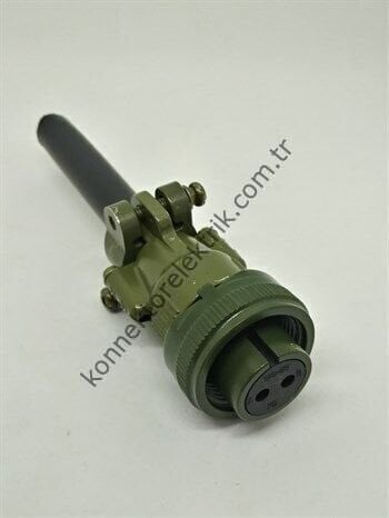 KUKDONG MS3106F 14S-9S 2 Pin Metal Kasa Kablo Tipi Dişi Askeri Konnektör