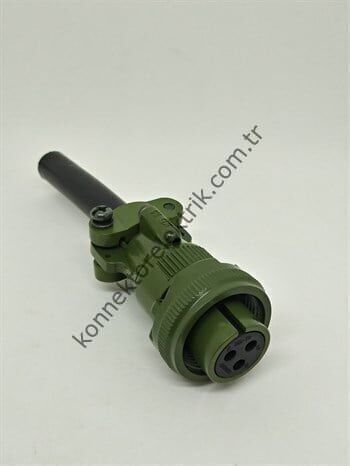 HZ CONNECTORS MS3106F 14S-7S 3 Pin Metal Kasa Kablo Tipi Dişi Askeri Konnektör