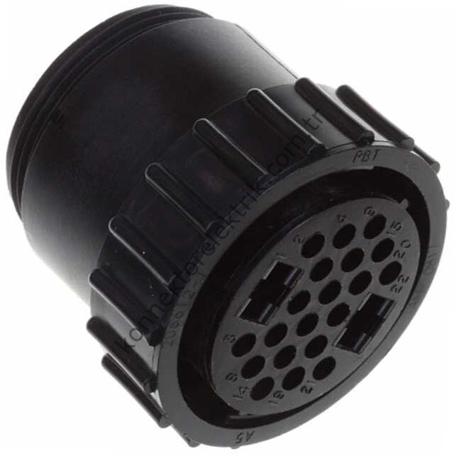 AMP CPC 22 (20+2) PİN KABLO TİPİ DİŞİ KONNEKTÖR