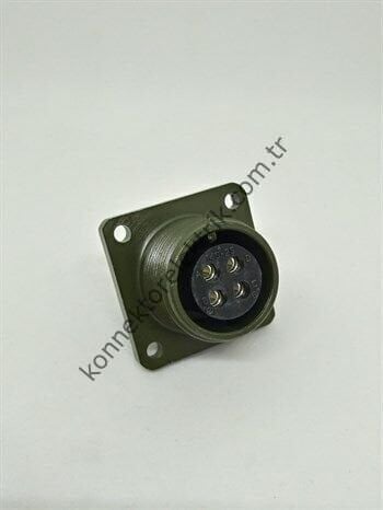 HZ CONNECTORS MS3102E 14S-2S 4 Pin Panel Tipi Dişi Askeri Konnektör
