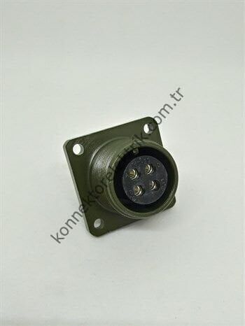 HZ CONNECTORS MS3102E 14S-2S 4 Pin Panel Tipi Dişi Askeri Konnektör