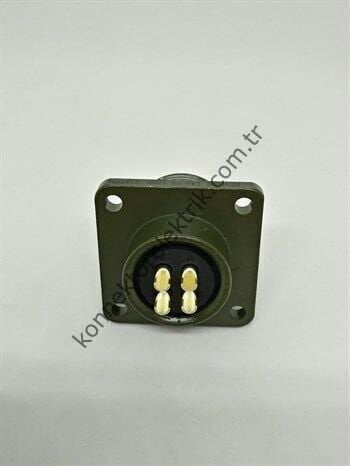 HZ CONNECTORS MS3102E 14S-2S 4 Pin Panel Tipi Dişi Askeri Konnektör