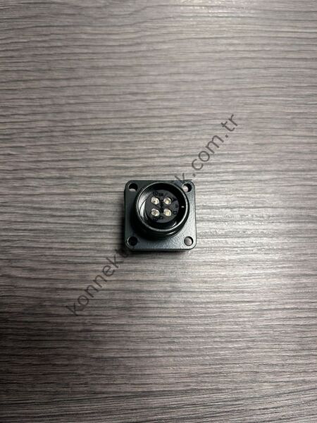 HZ CONNECTORS MS3102E 14S-2S 4 Pin Metal Kasa Panel Tipi Dişi Askeri Konnektör