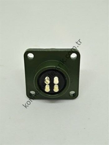 HZ CONNECTORS MS3102E 14S-2P 4 Pin Panel Tipi Erkek Askeri Konnektör