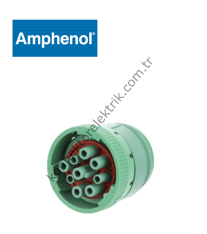 AMPHENOL AHD16-9-1939S80 9 PİNLİ KABLO TİPİ DİŞİ KONNEKTÖR
