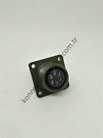 HZ CONNECTORS MS3102E 14S-6S 6 Pin Panel Tipi Dişi Askeri Konnektör