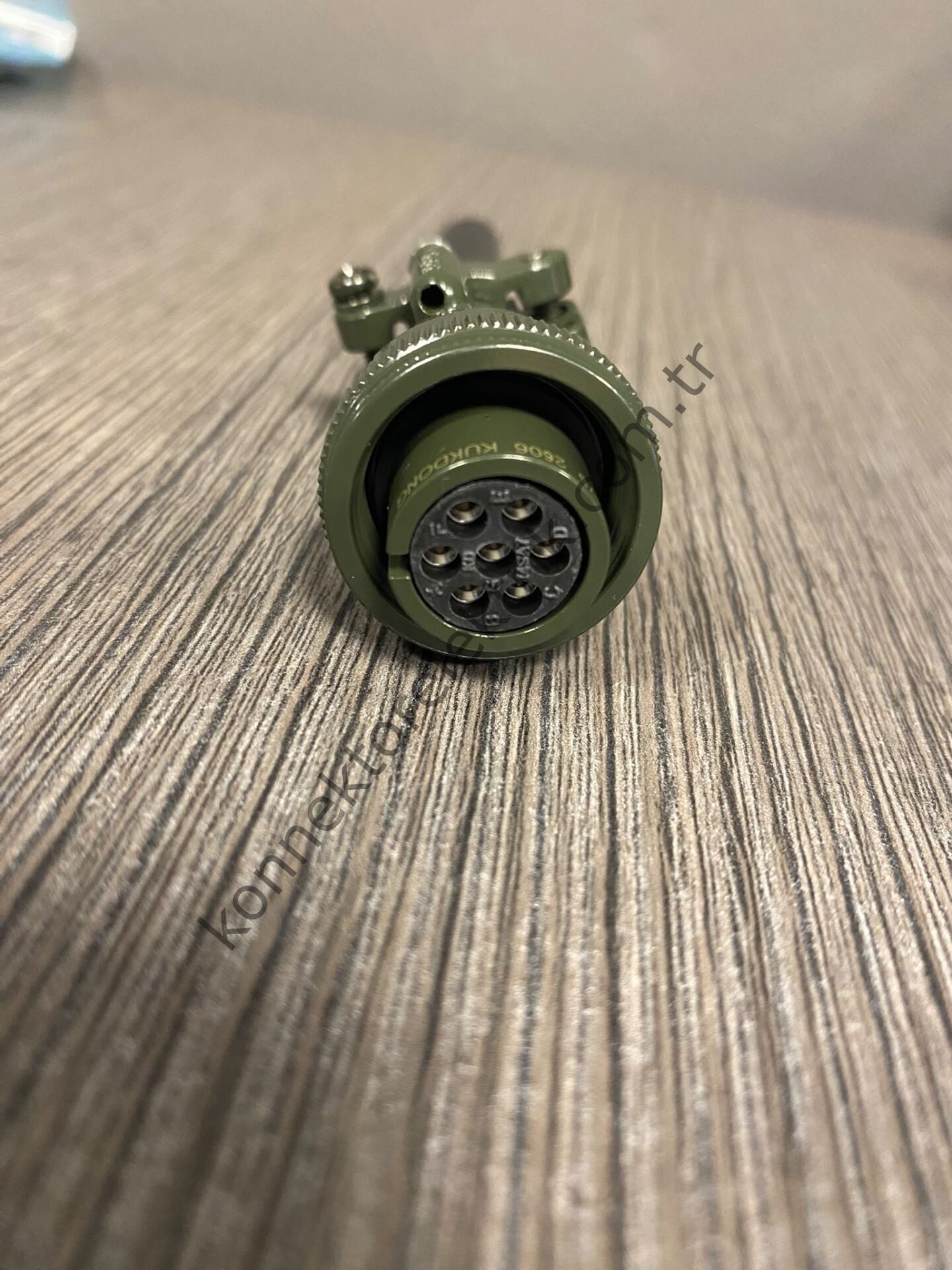 KUKDONG MS3106F 14SA-7S 7 Pin Metal Kasa Kablo Tipi Dişi Askeri Konnektör
