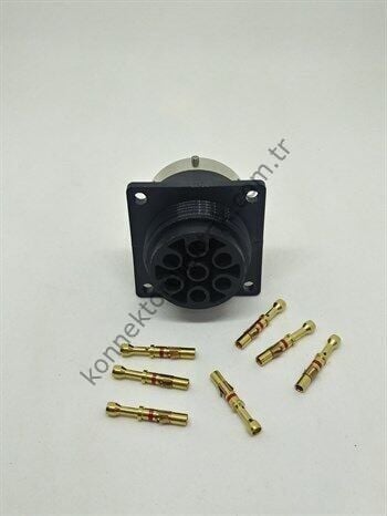 ITT CANNON TR1807RFS1NB 7 Pinli Metal Kasa Panel Tipi Dişi Konnektör