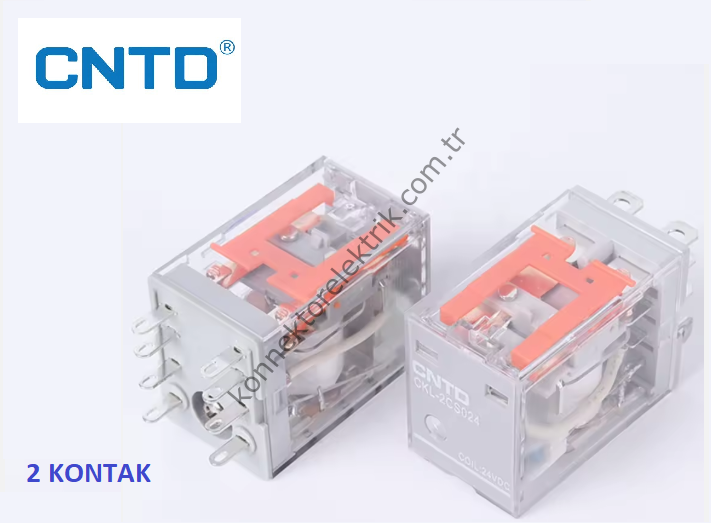 CNTD CKL-2CS024 (LY2N-024DC) 2x10A Ledli 12V DC Röle