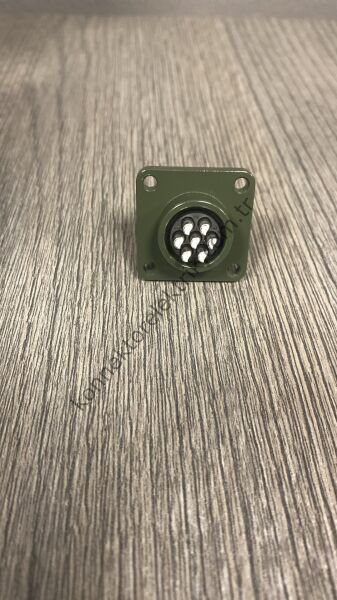 KUKDONG MS3102E 14SA-7S 7 Pin Metal Kasa Panel Tipi Dişi Askeri Konnektör