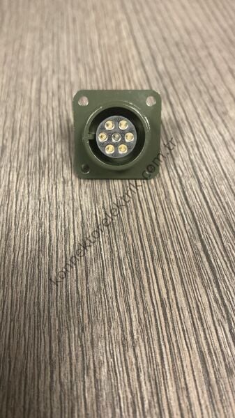 KUKDONG MS3102E 14SA-7S 7 Pin Metal Kasa Panel Tipi Dişi Askeri Konnektör