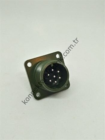 KUKDONG MS3102E 14SA-7P 7 Pin Metal Kasa Panel Tipi Erkek Askeri Konnektör