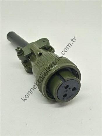 KUKDONG MS3106F 16S-5S 3 Pin Metal Kasa Kablo Tipi Dişi Askeri Konnektör