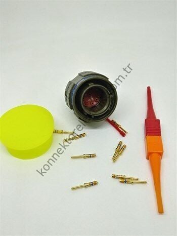AMPHENOL D38999/26WC8PN (MIL-DTL) 8 Pin Kablo Tipi Erkek Askeri Konnektör