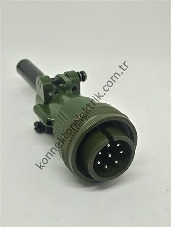 KUKDONG MS3106F 16S-01P 8 Pin Metal Kasa Kablo Tipi Erkek Askeri Konnektör
