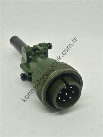 KUKDONG MS3106F 16S-01P 8 Pin Metal Kasa Kablo Tipi Erkek Askeri Konnektör