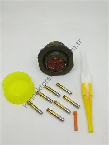 D38999/24WE6SB Jum Nut Receptacle Panel Tipi Dişi Konnektör