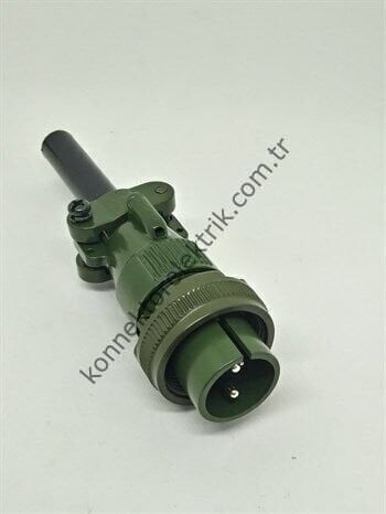 KUKDONG MS3106F 16-9P 4 Pin (2+2) Metal Kasa Kablo Tipi Erkek Askeri Konnektör