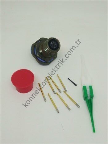 D38999/24WA35SB Jum Nut Receptacle Panel Tipi Dişi Konnektör